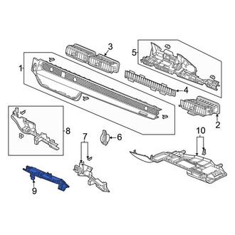 Honda OE - Right Center Instrument Panel Cover