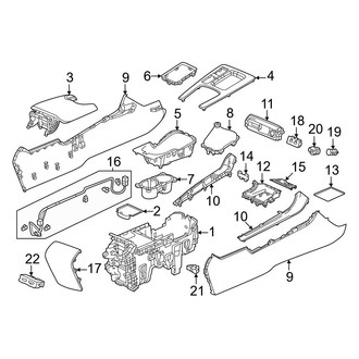 Honda OE - Center Console (Si)