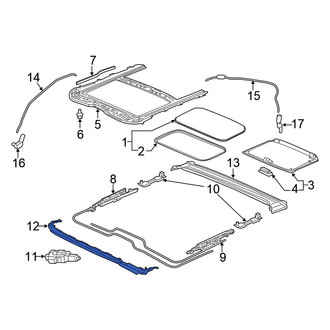 Honda OE - Sunroof Deflector