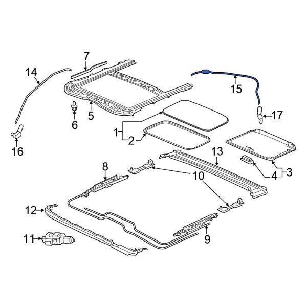 Sunroof Drain Hose