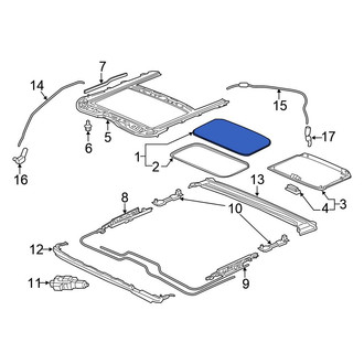 Honda OE - Sunroof Glass