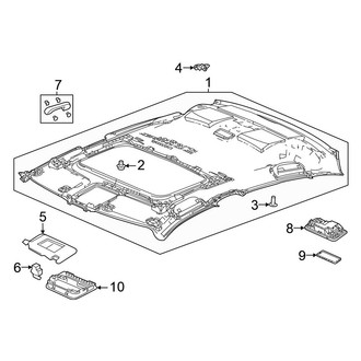 Honda OE - Roof - Interior Trim (With Sunroof)