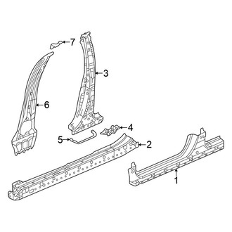 Honda OE - Pillars, Rocker & Floor - Center Pillar