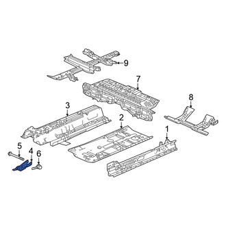 Honda OE - Front Left Frame Side Member Reinforcement