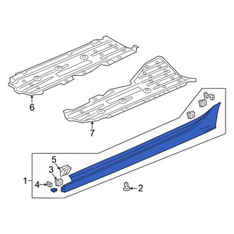 Honda OE - Left Rocker Panel Guard