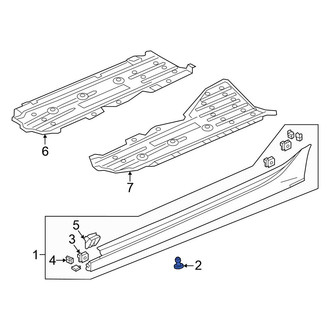 Honda OE - Rocker Panel Molding Clip