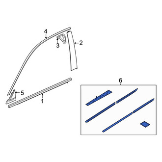 Honda OE - Body Trim Molding