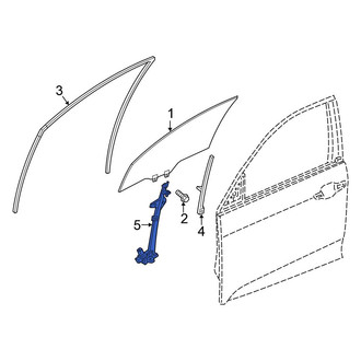 Honda OE - Front Right Window Regulator