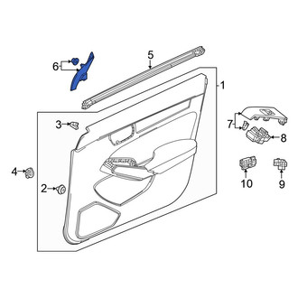 Honda OE - Front Right Door Trim Molding