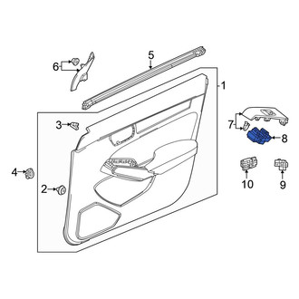 Honda OE - Front Right Door Window Switch