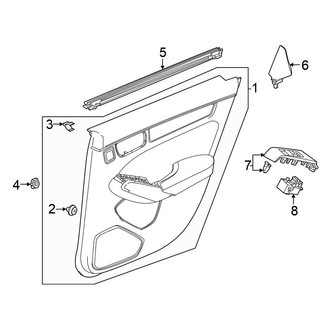 Honda OE - Rear Door - Interior Trim