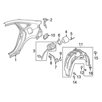 Honda OE - Quarter Panel & Components