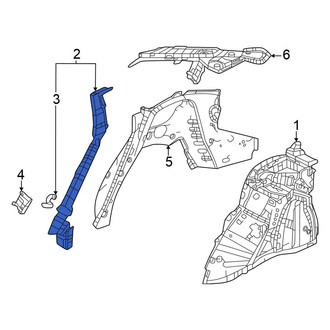 Honda OE - Left Body C-Pillar