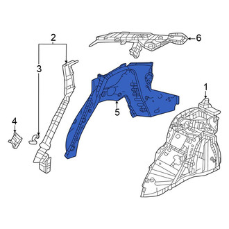 Honda OE - Rear Left Inner Wheel Housing Side Panel