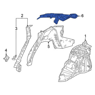 Honda OE - Left Body D-Pillar
