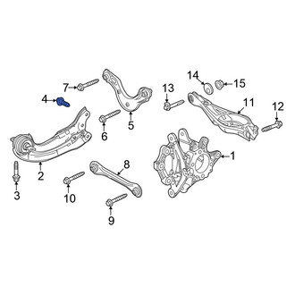 Honda OE - Rear Suspension Trailing Arm Bolt