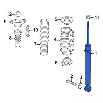 Honda OE - Rear Suspension Shock Absorber