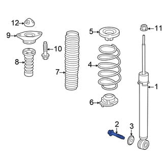 Honda OE - Suspension Shock Absorber Bolt