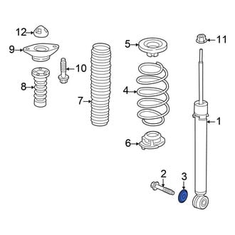 Honda OE - Suspension Shock Absorber Mount Washer