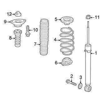 Honda OE - Rear Suspension - Shocks & Components (Sedan)