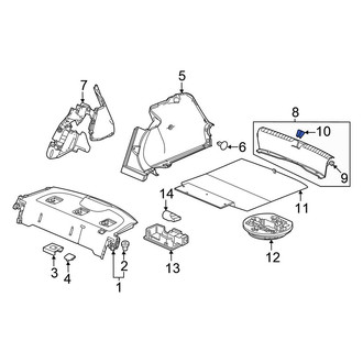 Honda OE - Rear Body Panel Trim Panel Cap