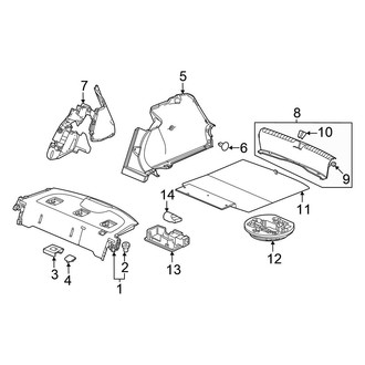 Honda OE - Rear Body & Floor - Interior Trim (Sedan)