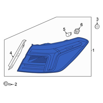 Honda OE - Rear Left Tail Light Assembly