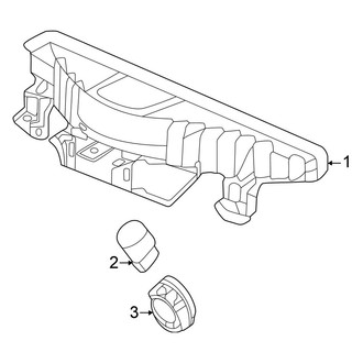 Honda OE - Rear Lamps - High Mounted Stop Lamp (LX / Sport Hatchback)