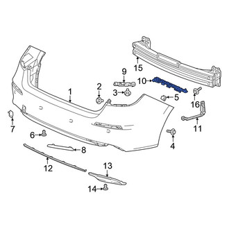Honda OE - Rear Left Bumper Guide