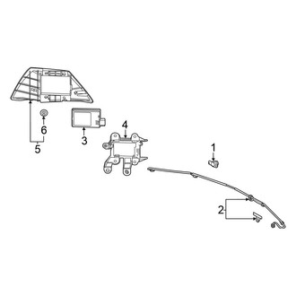 Honda OE - Rear Bumper - Electrical Components