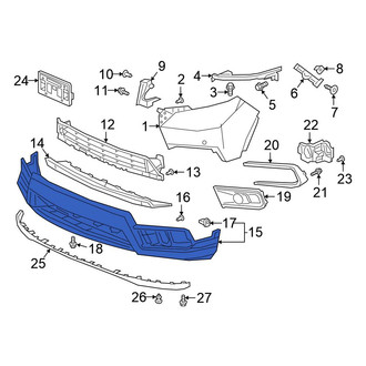 Honda OE - Front Lower Bumper Cover