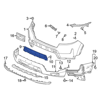 Honda OE - Front Lower Grille
