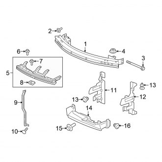 2021 Honda Passport OEM Bumpers | Front & Rear — CARiD.com