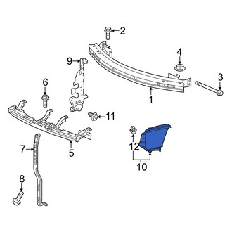 Honda OE - Front Left Brake Air Duct