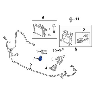 Honda OE - Rear Parking Aid Sensor Housing