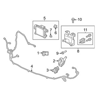 Honda OE - Front Bumper & Grille - Electrical Components