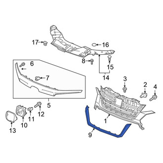 Honda OE - Front Lower Grille Molding