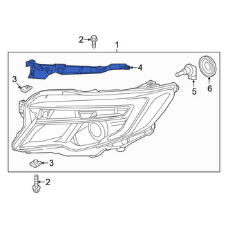 Honda OE - Right Headlight Bracket