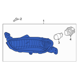 Honda OE - Front Left Turn Signal Light Assembly