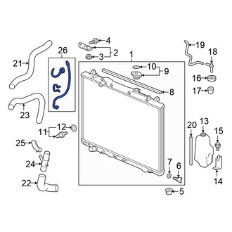 Honda OE - Engine Coolant Temperature Sensor Connector