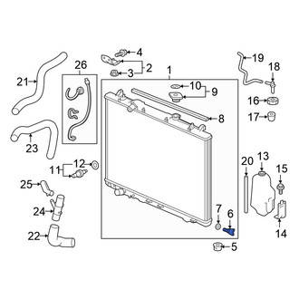 Honda OE - Radiator Drain Plug