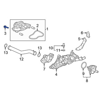 Honda OE - Engine Water Pump Bolt