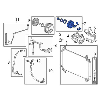 Honda OE - A/C Compressor Clutch Coil