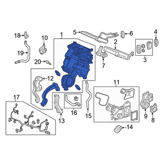 Honda OE - HVAC Unit Case