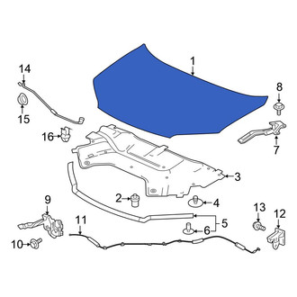 Honda OE - Front Hood Panel