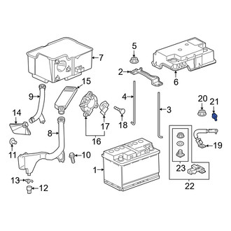 Honda OE - Bumper Guide Bolt