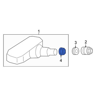 Honda OE - Tire Pressure Monitoring System (TPMS) Sensor Grommet