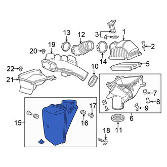 Honda OE - Engine Air Intake Resonator