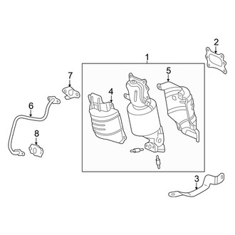 Honda OE - Exhaust System - Manifold