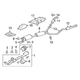 Honda OE - Exhaust System - Exhaust Components